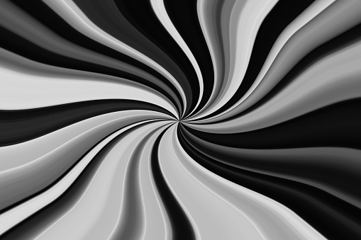 Abstract twist shape background in gray colors.