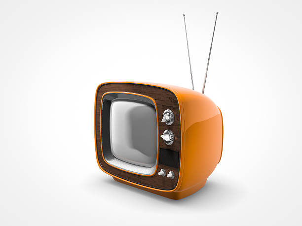 istock old vintage orange tv 179365571