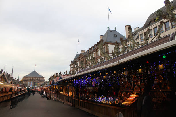 istock Christmas market 1793660771