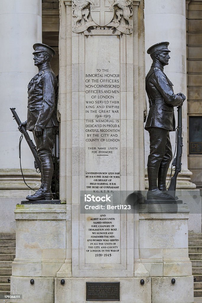 City of London, First World War Memorial, Wielka Brytania - Zbiór zdjęć royalty-free (I Wojna Światowa)