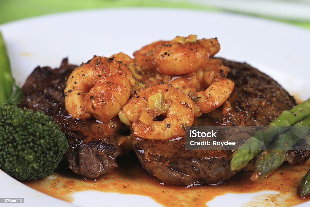 Surf and Turf - Royalty-free Bife Foto de stock