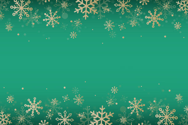istock Golden Christmas snowflakes. Layout of a greeting card. Vector illustration 1793664739