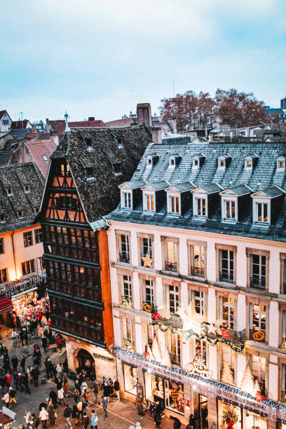 istock Illuminated city center 1793666377