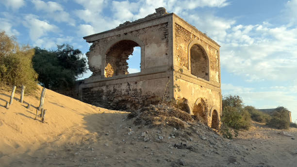 istock Building remains at the beach 1793794085