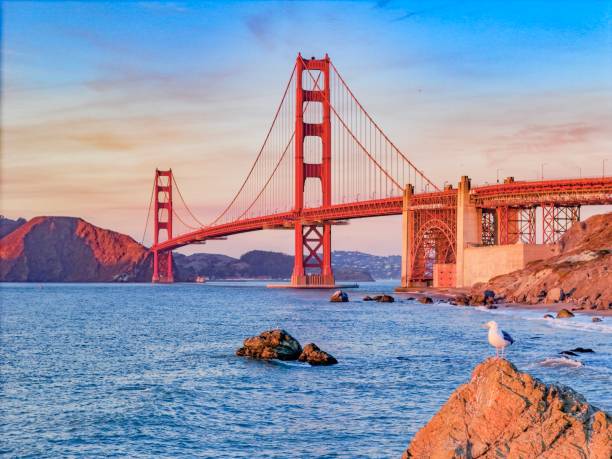 istock Sunset Golden Gate Bridge 1793798945