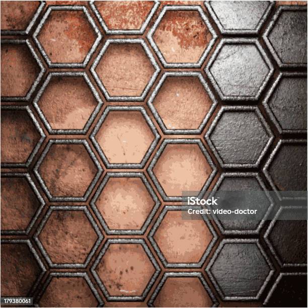 Vieux Fond Métallique Vecteurs libres de droits et plus d'images vectorielles de Acier - Acier, Aspect métallique, Bordure