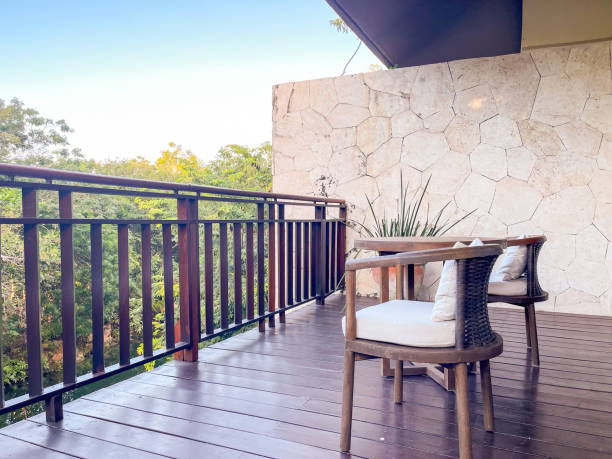 istock Hotel Room balcony overlooking the property 1793811079
