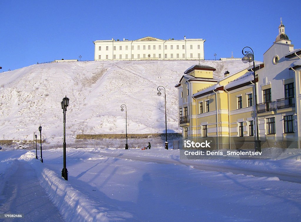 Tobolsk Kreml. Blick auf den Palast governor. - Lizenzfrei Anhöhe Stock-Foto