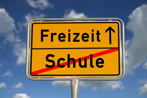 istock German road sign school and leisure 179383048