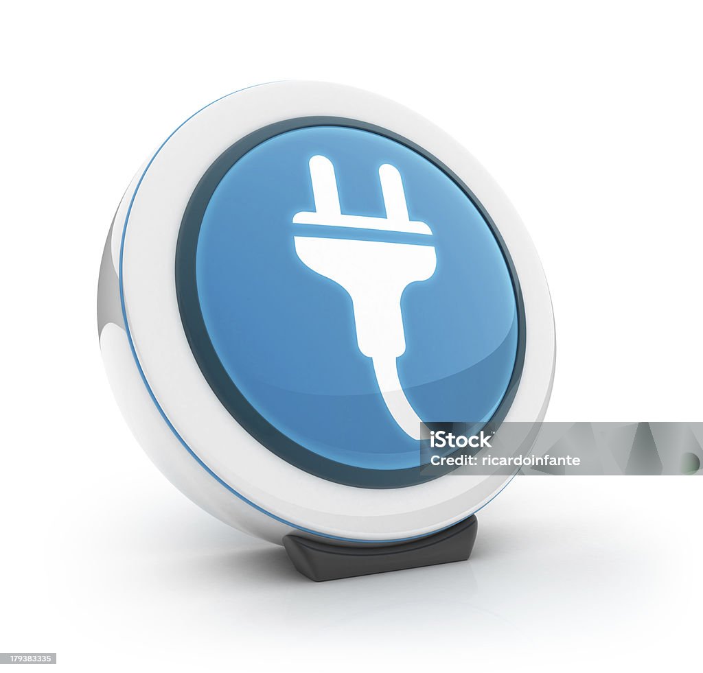 Spina icona - Foto stock royalty-free di Cavo - Componente elettrico