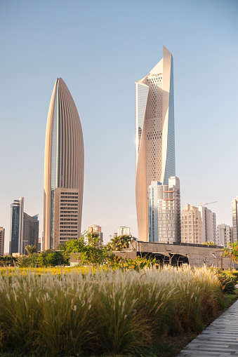 Modern architecture of Kuwait.
