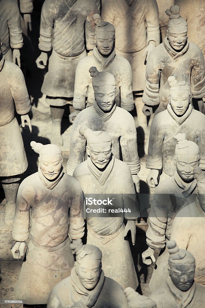 Terracota Warriors - Foto de stock de Anticuado libre de derechos