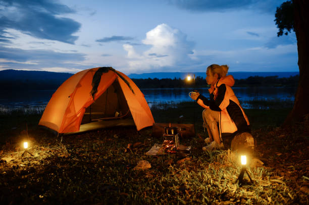 istock Hiking trip activities and Camping 1793864438