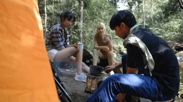 istock Hiking trip activities and Camping 1793884870