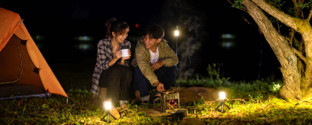 istock Hiking trip activities and Camping 1793884873