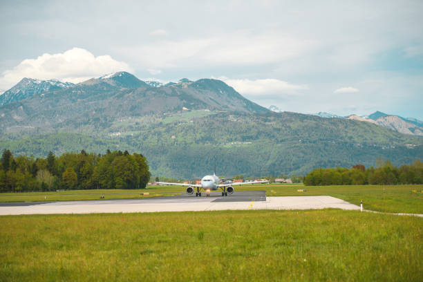istock Commercial Airplane On A Runway 1793897031