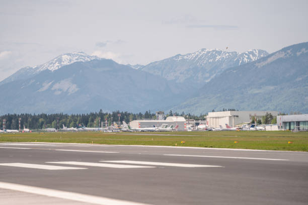 istock Idyllic Airport Under The Alps 1793897034
