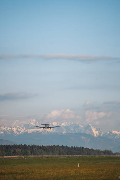 istock Small Private Owned Propeller Airplane Taking Off 1793897036