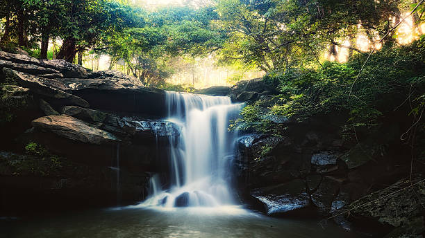 istock Waterfall in the national park. 179390791