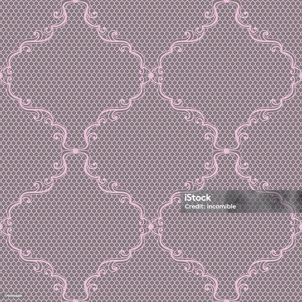 Antiguo fondo de encaje, decorativa flores.  Vector textura. - arte vectorial de A la moda libre de derechos