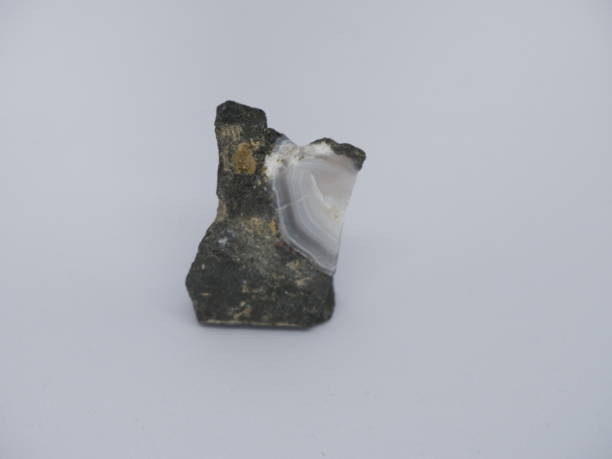 istock Natural agate in andesite igneous rocks found in Indonesia 1794005772
