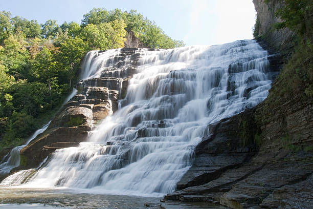 istock Finger lakes region waterfall in the summer 179400681