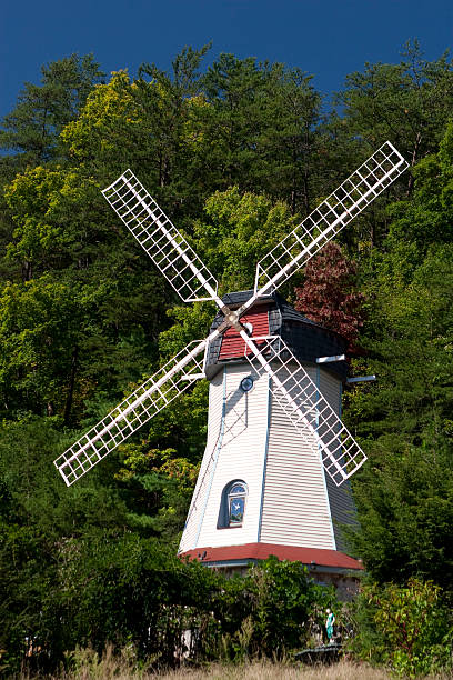 istock Old wind mill in Helen Georgia 179400684