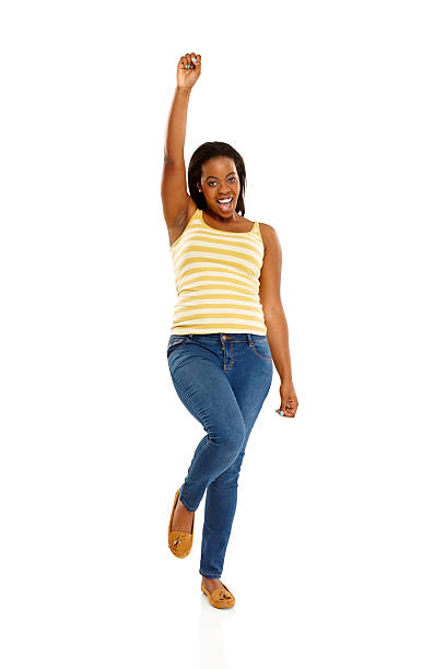 istock African young woman celebrating success 179402742