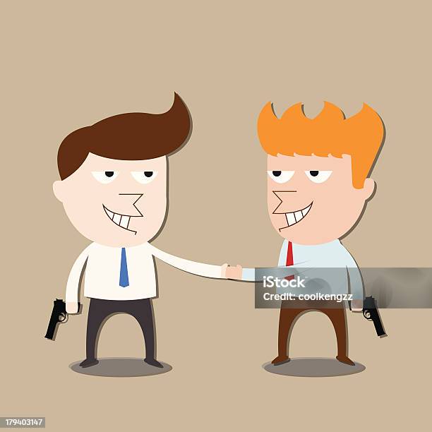 Fake Shake Hand Stock Illustration - Download Image Now - Adult, Agreement, Ambush