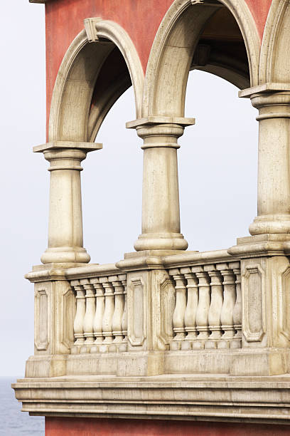 istock Victorian Home Veranda Railings Pillars Arches 179403245