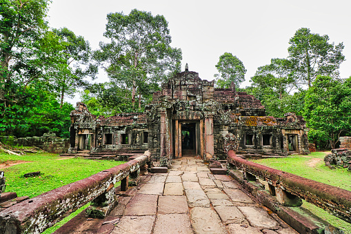 Banteay Kdei - 13th century monastic buddhist temple built by Jayavarman VII at Siem Reap, Cambodia, Asia