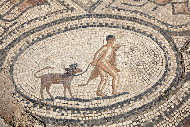 istock Ancient Roman mosaic in Morocco 179406291