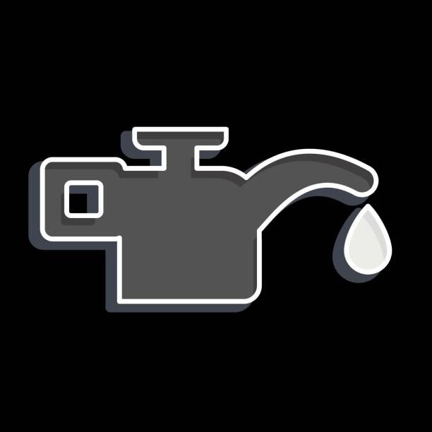 ilustrações de stock, clip art, desenhos animados e ícones de icon oil. related to car ,automotive symbol. glossy style. simple design editable. simple illustration - oil filed