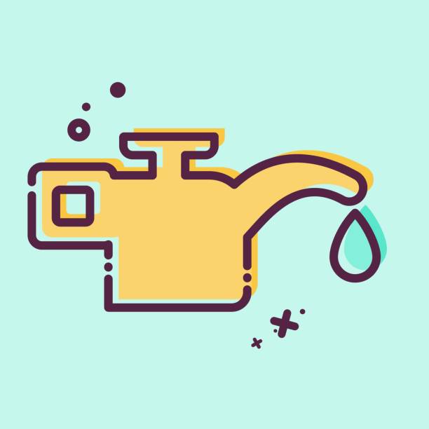 ilustrações de stock, clip art, desenhos animados e ícones de icon oil. related to car ,automotive symbol. mbe style. simple design editable. simple illustration - oil filed