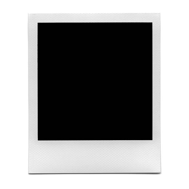 XXXL - Blank Polaroid Photo Polaroid blank photo. macro photos stock pictures, royalty-free photos & images