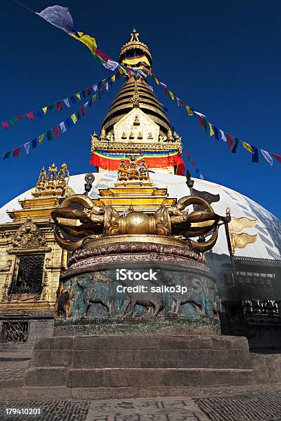 Swayambhunath Temple - zdjęcia stockowe i więcej obrazów Architektura - Architektura, Azja, Biały