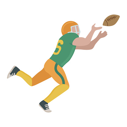 Wide receiver icon clipart avatar logotype isolated vector illustration