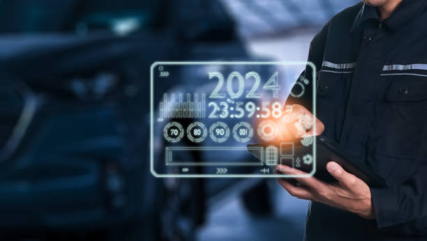 istock man inspection hand holding Service Hand hold UI interface 2024 new 2024 technology inspector AR application technology check order factory warehouse global connection logistic new year product 2024 1794115844