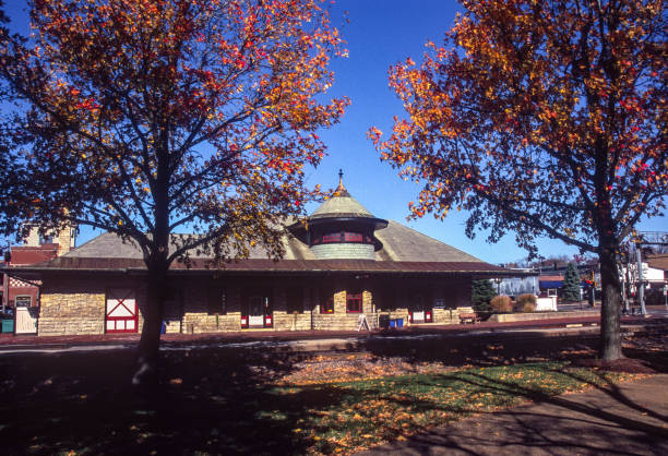 istock Trains - Kirkwood Station Fall Color - 2007 1794129372