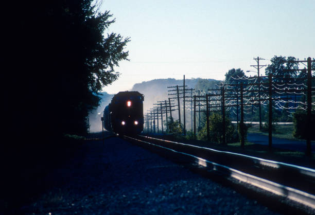 istock Trains - Backlit Freight Telephoto - 1999 1794130555