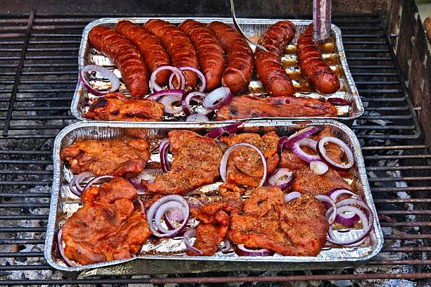 istock Delicious meat on barbecue 179413776