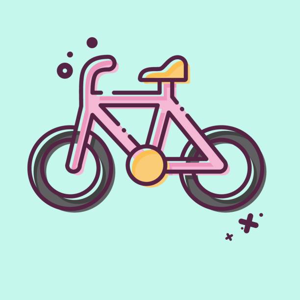 istock Icon Bike related to Bicycle symbol. MBE style. simple design editable. simple illustration 1794176489