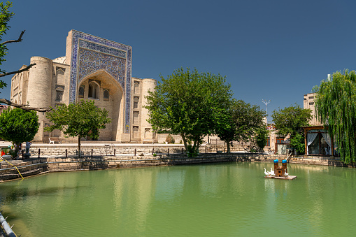 Nadir Divanbegi Khanaka or Khanqah Nadir Divan-Beghi is a part of the complex Lyabi Hauz in Bukhara, Uzbekistan