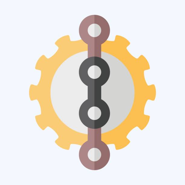 istock Icon Chain related to Bicycle symbol. flat style. simple design editable. simple illustration 1794191877
