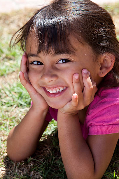 istock Cute 4 year old girl outside 179420131