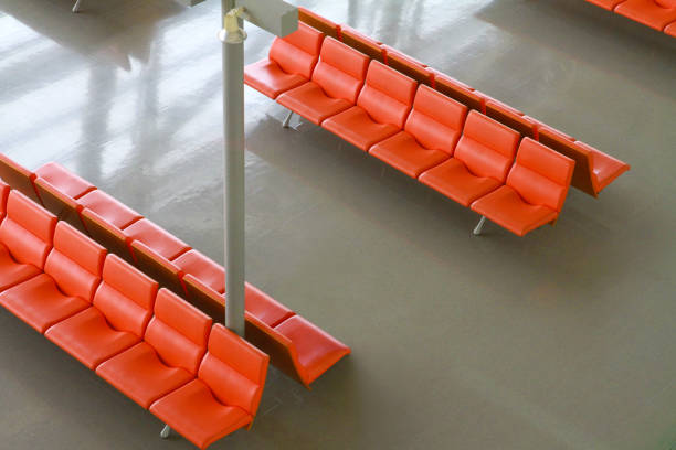 Empty bench in the Hospital for visitors