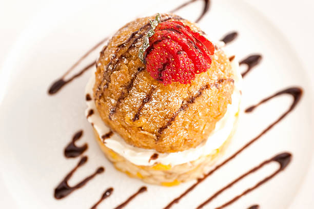 istock Close-up of fried ice cream dessert 179422173