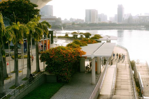 istock Singapore bay at Sunset 1794224251