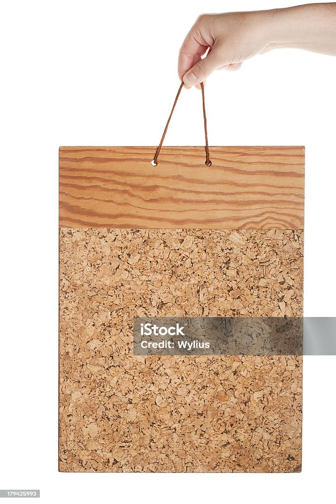 Vintage corkboard w rękę - Zbiór zdjęć royalty-free (Biały)