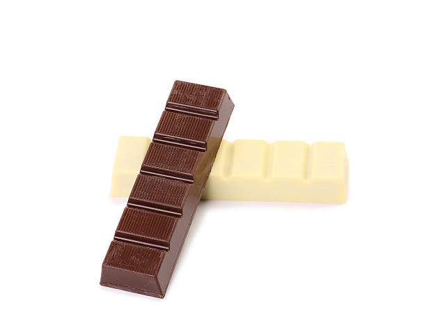 istock Black and white chocolate bar with filling 179428452